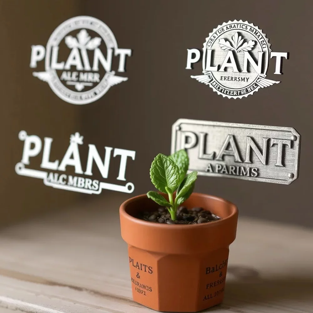 20 Etichette Per Piante In Legno A Forma Di Pizzo - KUMGROT, Per Vasi E Giardino, 10x6 Cm