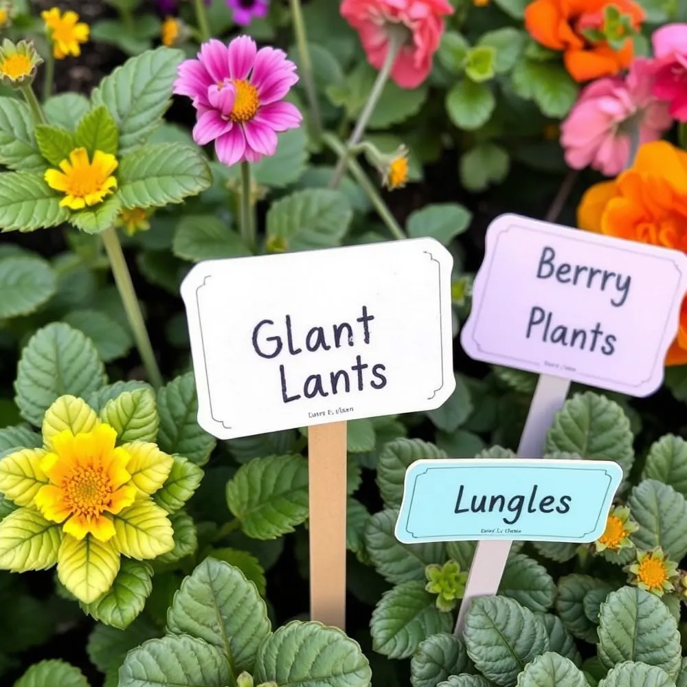 Craft Clear Metal Plant Labels