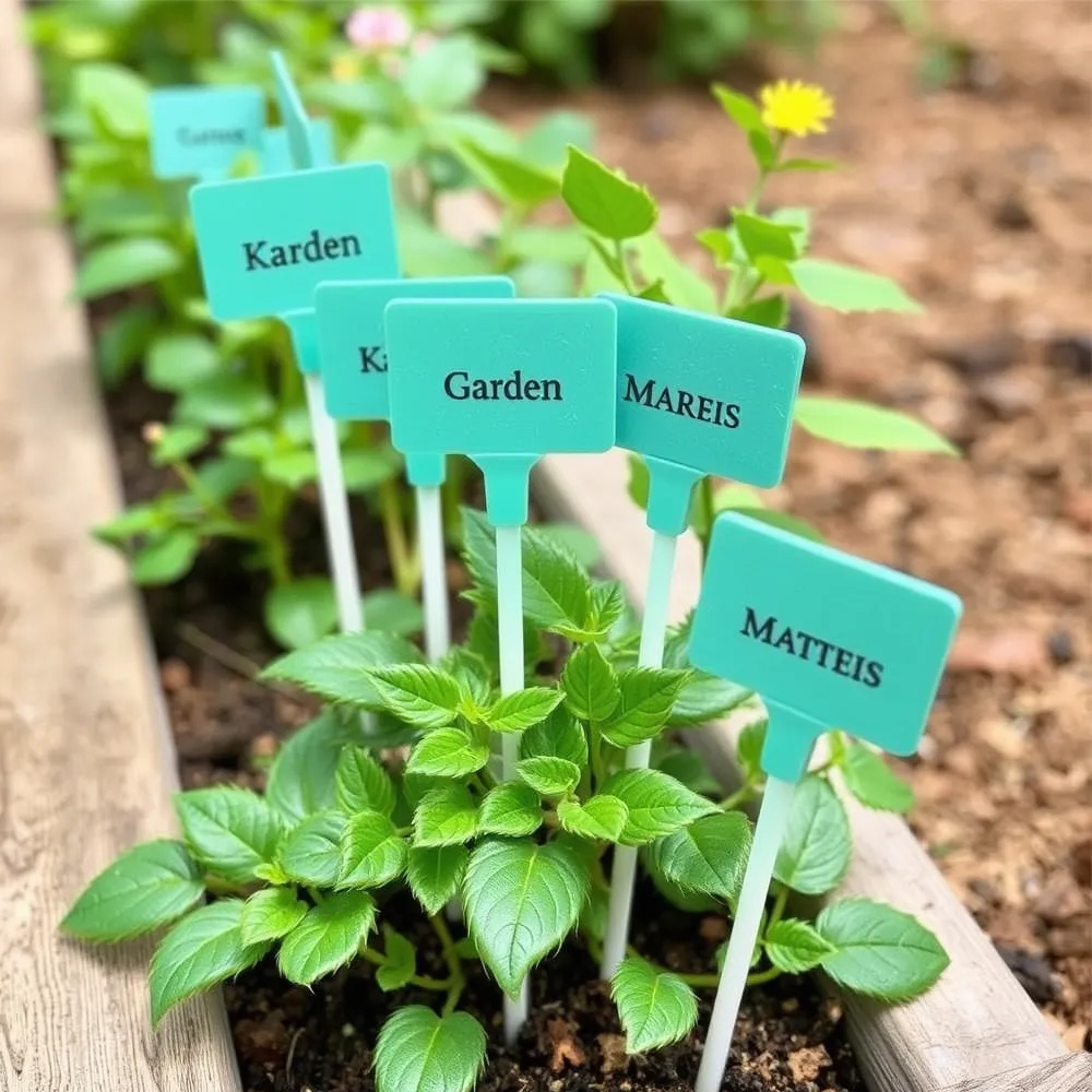 Permanently garden Plastic plant labels markers