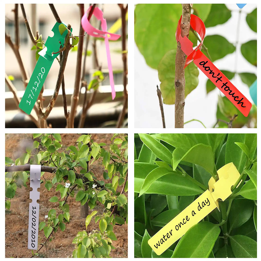 Plastic Plant Labels Wrap Around Tree Tags Markers