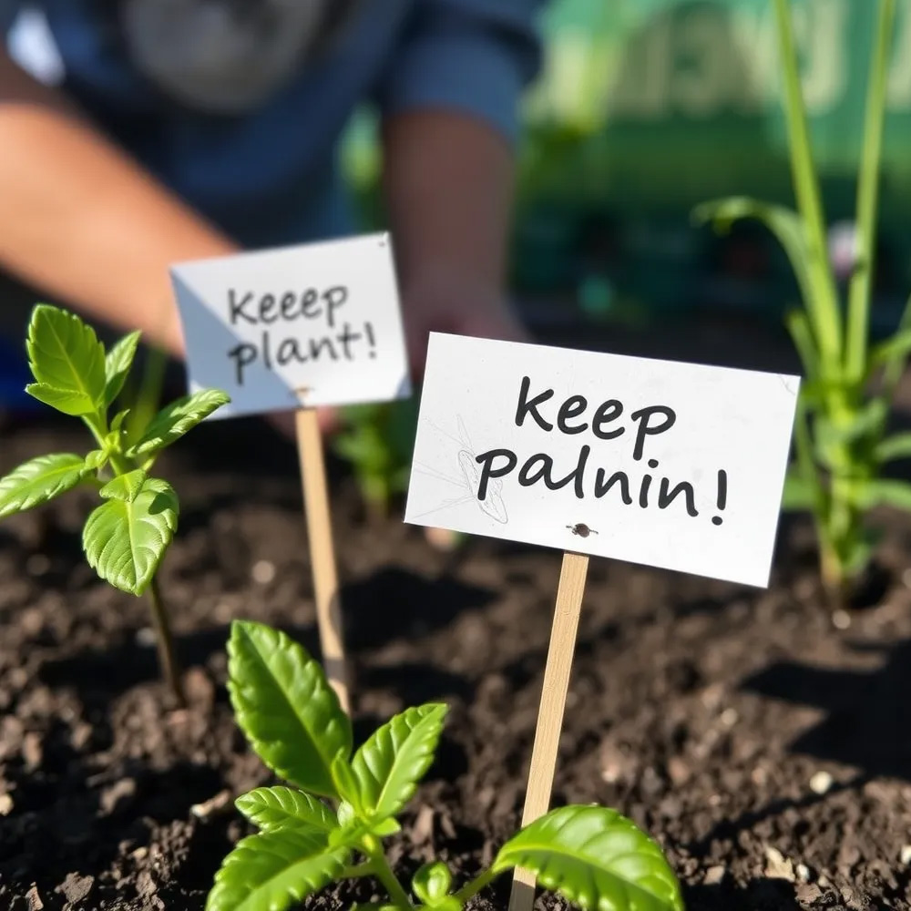 keep the plant tags after planting