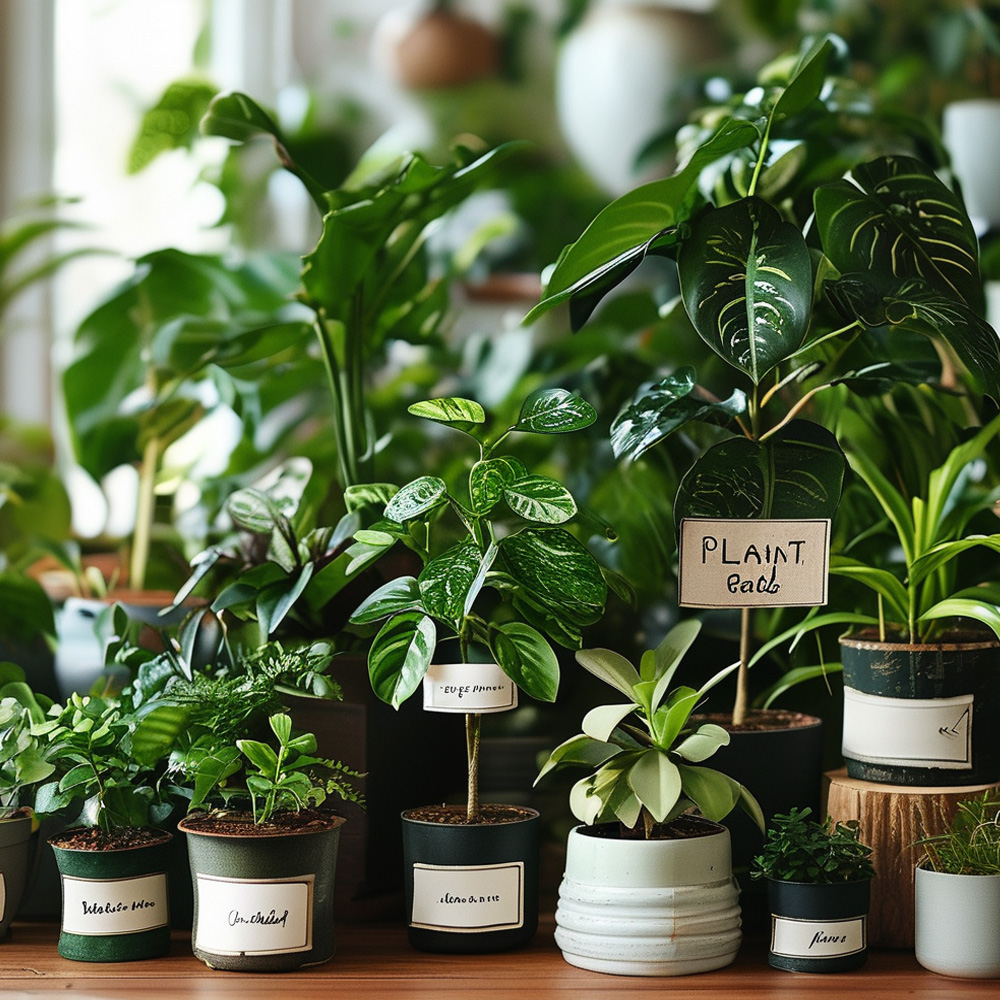 labels for a plant