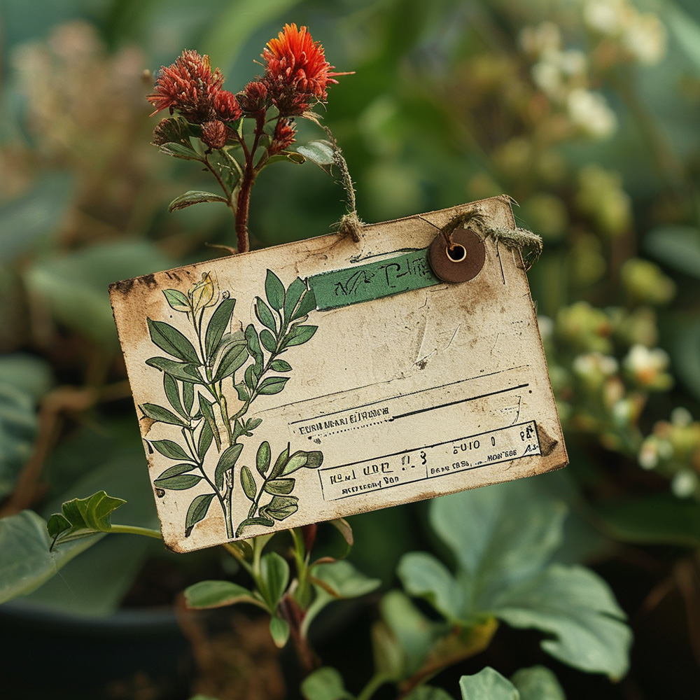 old plant tags