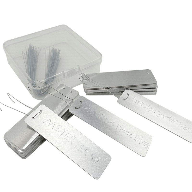 100 pieces plant aluminum tag